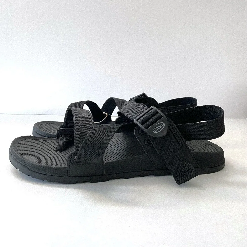 Chaco Lowdown 2 Sandals Black Adjustable Straps Men's Size 13‎